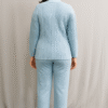 Sky Blue Knit Luxe Co-Ord Set – Comfort Meets Style ART NO 89000