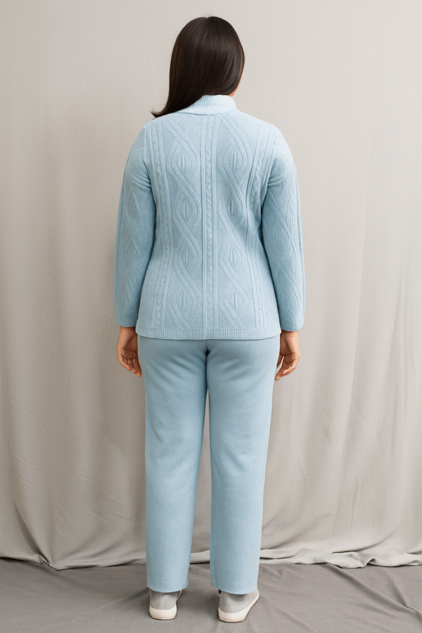 ChatGPT Image Aug 5, 2025, 05_34_10 PM Sky Blue Knit Luxe Co-Ord Set – Comfort Meets Style ART NO 89000