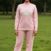 Blush Pink Cable-Knit Woolen Co-Ord Set – Cozy Elegance Edit ART NO 89000